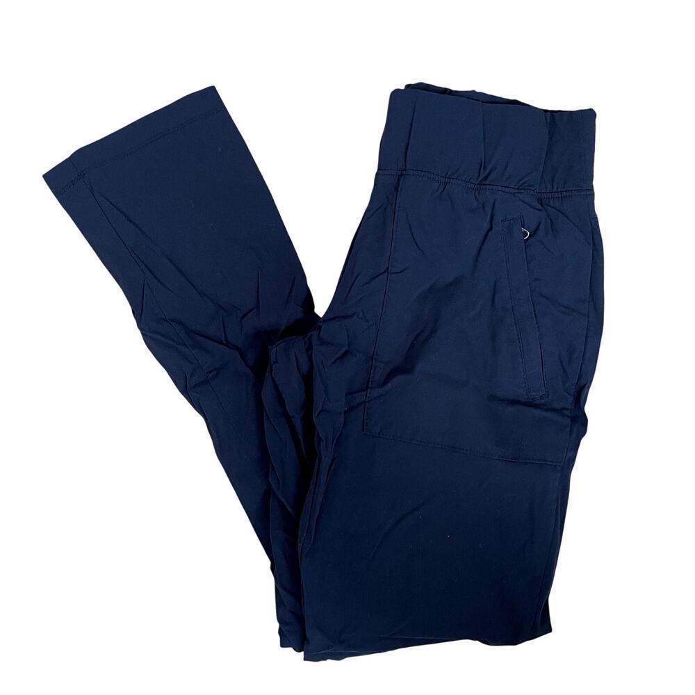 Columbia hiking pants black pockets women's size small elastic waist comfortable